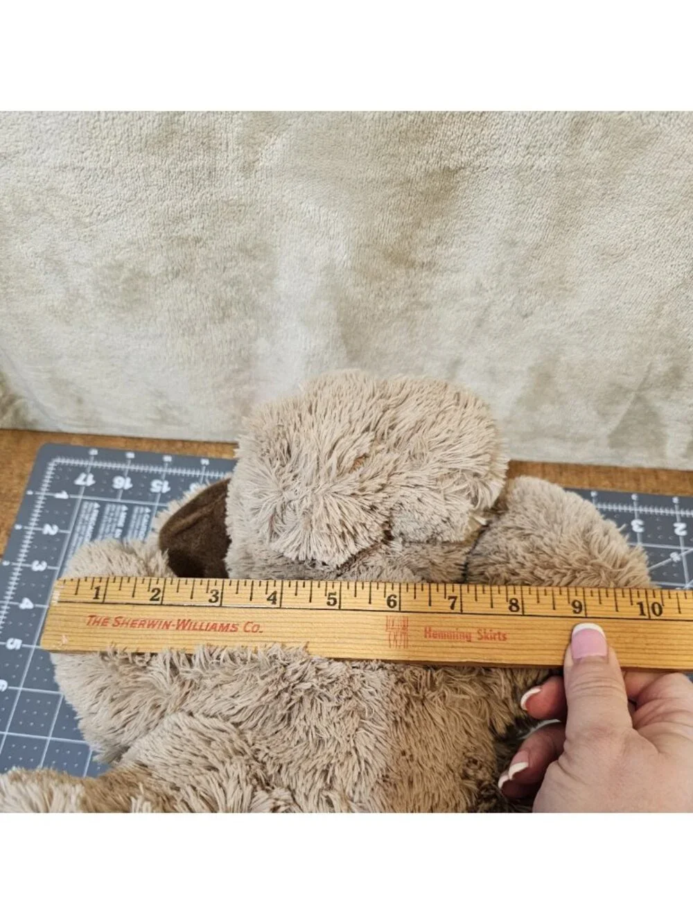 Russell Stover Puppy Dog Plush Easter Bunny Rabbit Ears 12